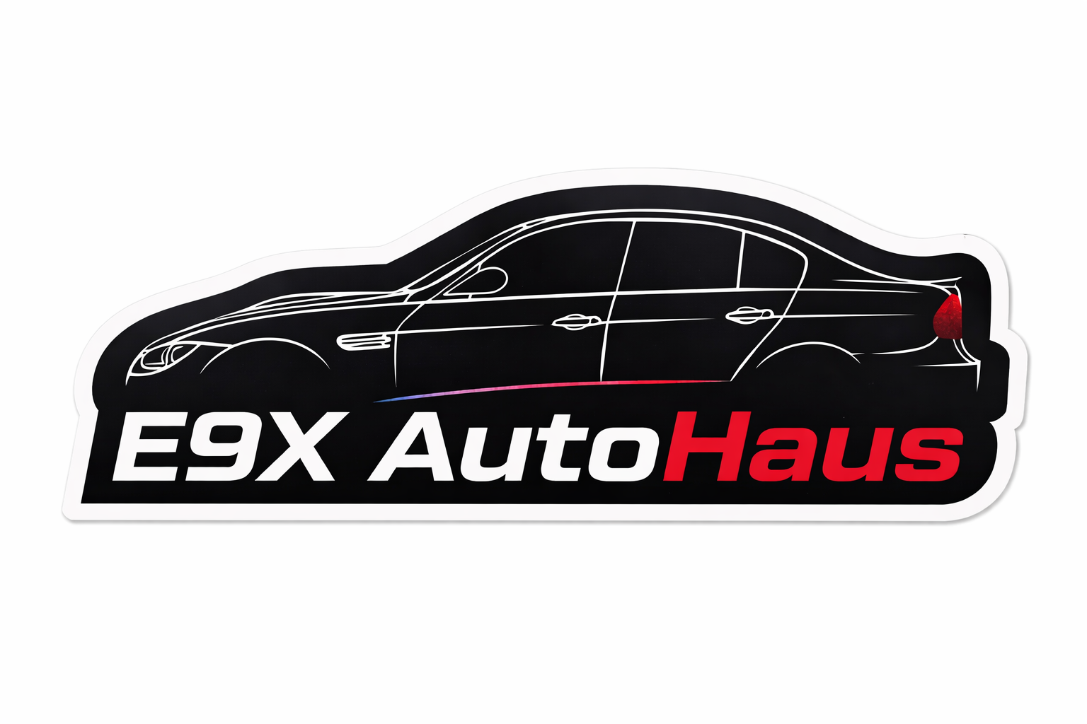 E9X AutoHaus E90 Sticker